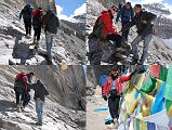 22 Jerome Ryan Being Helped Up The Last Steep Section To The 13 Golden Chortens On Mount Kailash Inner Kora Nandi Parikrama